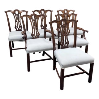 Vintage Duncan Phyfe Dining Chairs, Set of Six For Sale