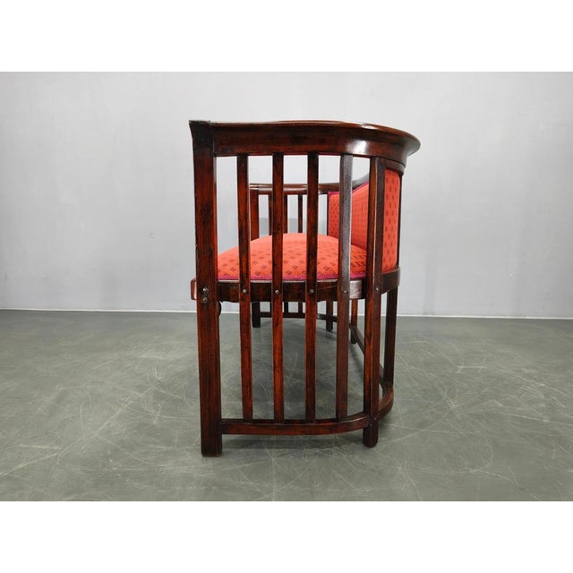 Vienna Secession Art Deco Beech Sofa by Josef Hoffmann, 1920s For Sale - Image 11 of 13