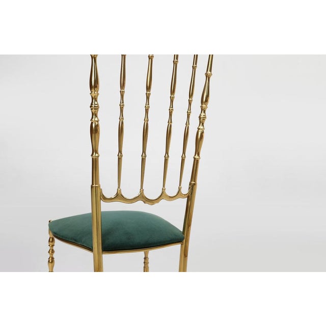 Metal Chiavari Chair from Giuseppe Gaetano Descalzi, Italy, 1970s For Sale - Image 7 of 12
