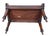 Wood 19th Century Victorian Mahogany Window Seat Hall Bench, 1850 For Sale - Image 7 of 12