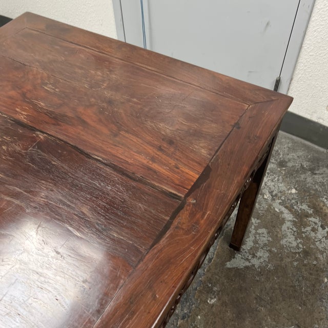 Antique Chinese Blackwood Mahjong Table, Circa 1820 For Sale - Image 10 of 12