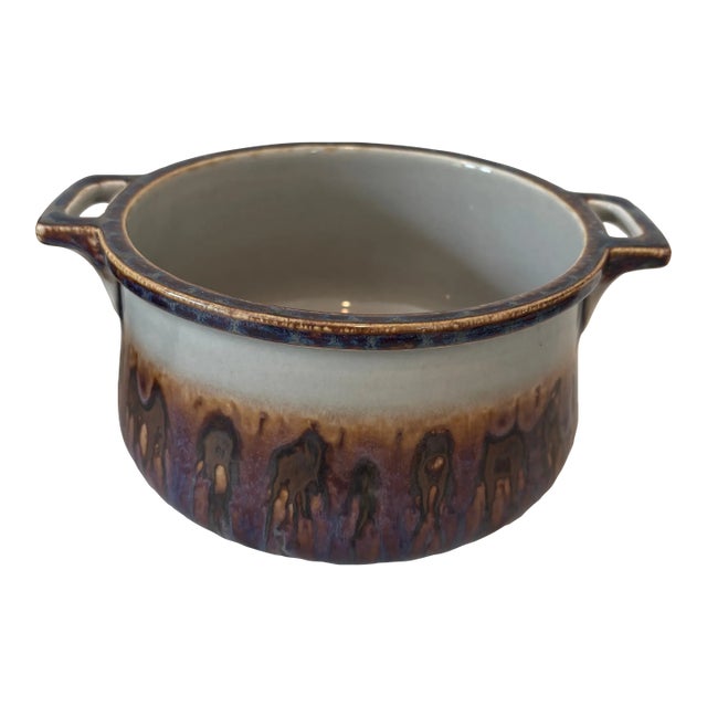 1970s Bing & Grøndahl Mexico Collection Quistgaard. Handled Serving Bowl 405 For Sale