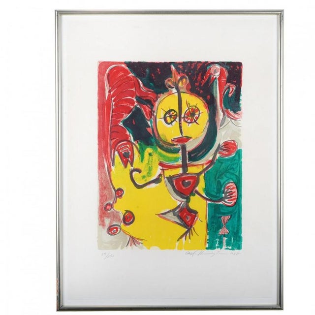 Carl-Henning Pedersen, H. C. Andersen Suite, 1890s, Paper, Framed For Sale - Image 5 of 5