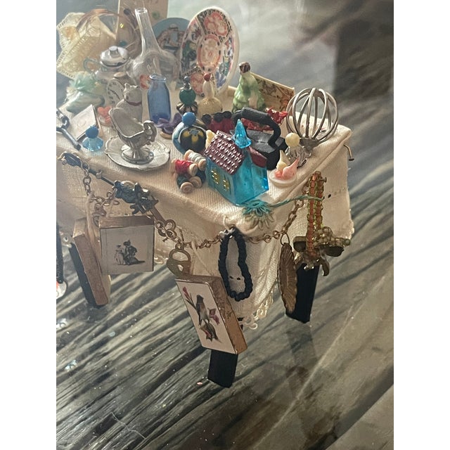 Wood 1960s Miniature Installations by Miniaturist Artist Ligia Young For Sale - Image 7 of 7