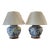 Ralph Lauren Blue and White Dragon Porcelain New Table Lamps - Pair For Sale