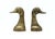 Farmhouse Vintage Brass Duck Bookends, a Pair For Sale - Image 3 of 8