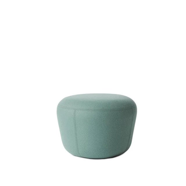 Contemporary Haven Olive Pouf by Warm Nordic For Sale - Image 3 of 9