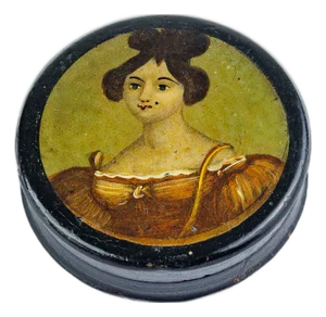 Late 19th Century Papier Mache Snuffbox