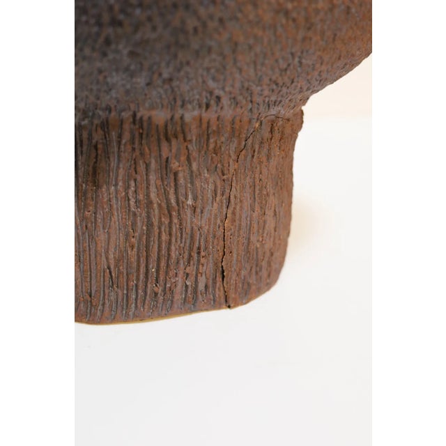 Mid 20th Century Studio Pottery Sculpted Vessels by Ken Stevens - Set of 3 For Sale - Image 11 of 13