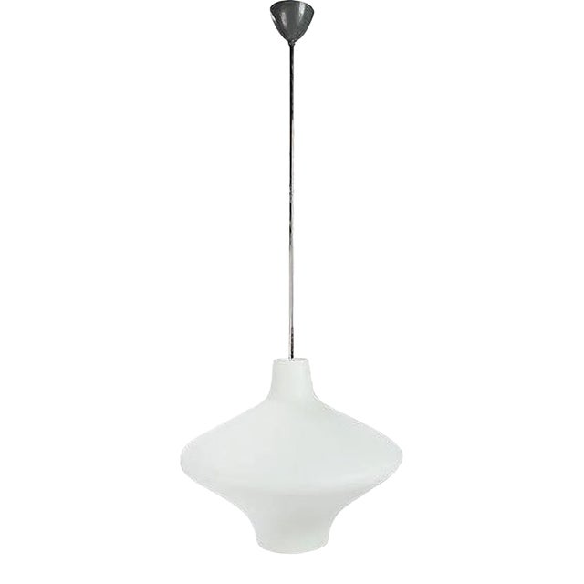 Glass Pendant Lamp, 1970s For Sale