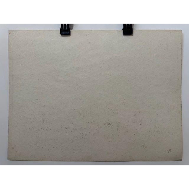 Henry Emil Salloch Original Watercolor on Paper Mt. Madison and Mt. Adams, New Hampshire. 1954. For Sale In Atlanta - Image 6 of 7