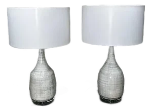 Uttermost Ceramic Table Lamps - a Pair