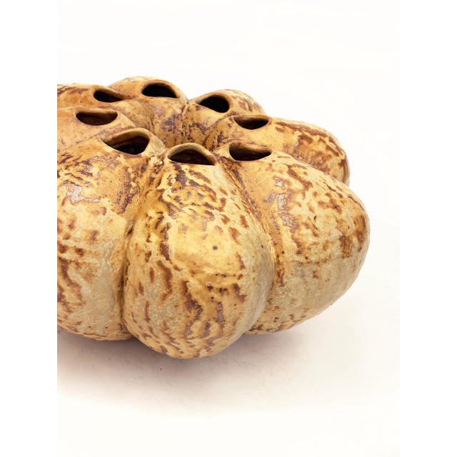 Organic Modern Ash Glazed & Wood Fired Vase by Imes Gallery For Sale - Image 4 of 15