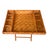 1970s Vintage Bamboo and Woven Rattan Folding Butler Tray Stand, Coastal Campaign For Sale - Image 5 of 13