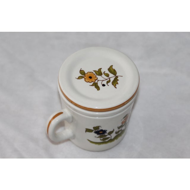 Porcelain Herbal Tea Infuser Mug, 1980s For Sale - Image 15 of 18