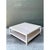 Contemporary Vintage White Wood Square Coffee Table For Sale - Image 3 of 12