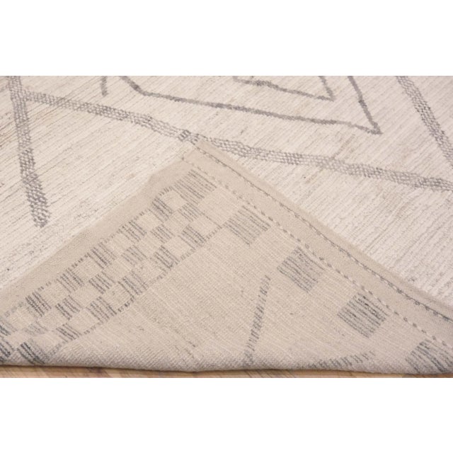 Textile Large Moroccan Modern Contemporary Area Rug For Sale - Image 7 of 7