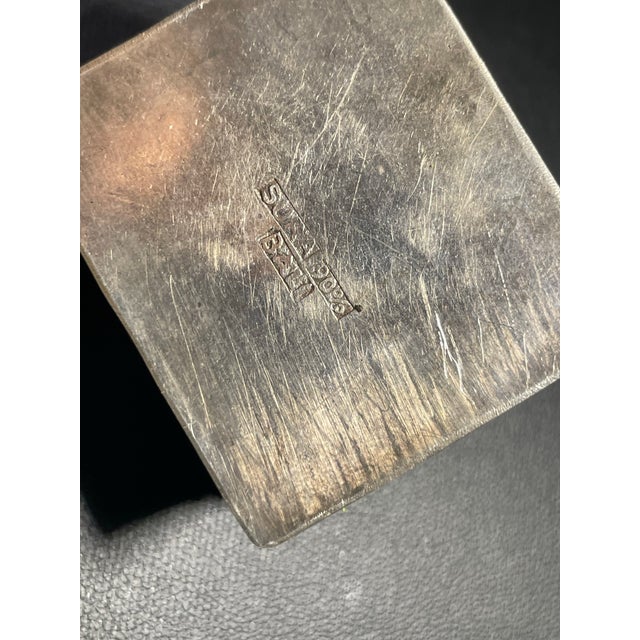 900 solid silver marked SURA and 90%. A silver jewelry box, with ornate sterling silver Filagree work, the item is perfect...