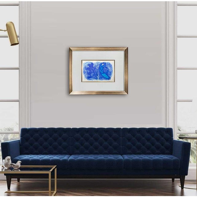 Abstract Marc Chagall Original Lithograph Hand Signed Limited Edition Hc For Sale - Image 3 of 3