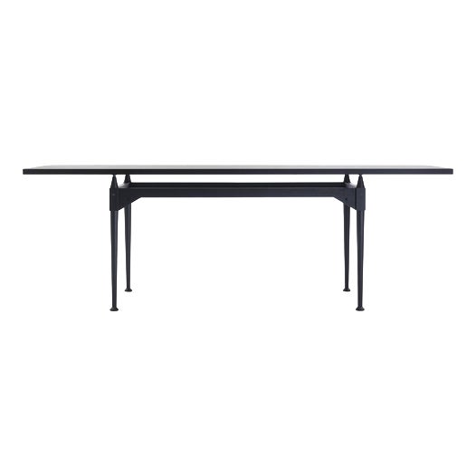 Tl3 Table in Black Dyed Wood and Glass by Franco Albini for Cassina For Sale