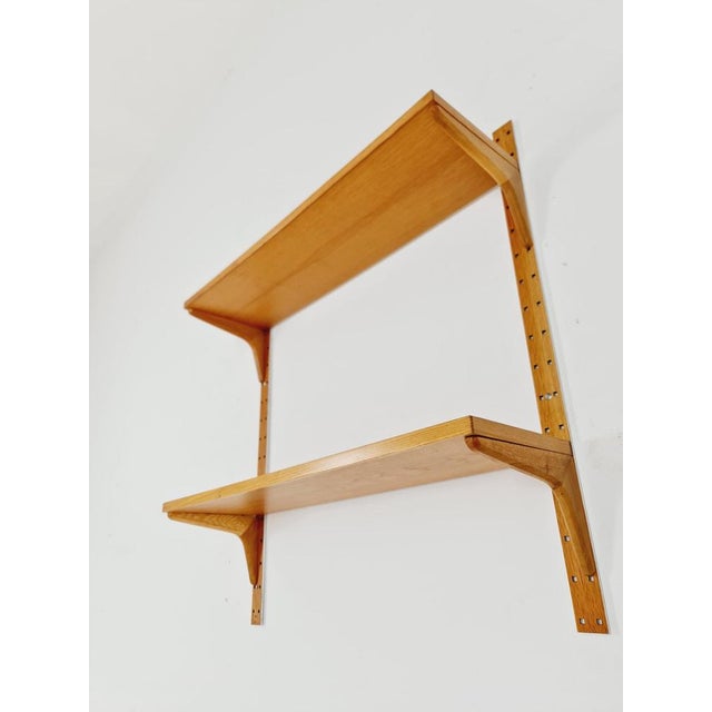 Brown Danish Modern Oak Shelving System by Hansen & Guldborg Mobler, Denmark, 1960s For Sale - Image 8 of 10