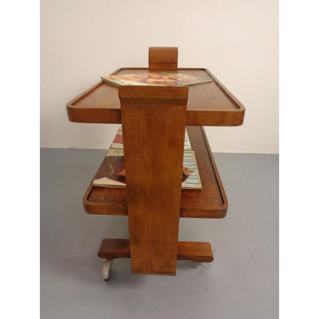 Art Deco Rollable Serving Cart, 1930s For Sale - Image 6 of 18