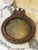 Gold Small Scale Antique Federal Revival Giltwood Eagle Convex Bullseye Mirror (#1 of 2 Listed) For Sale - Image 8 of 17