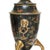 Mid 20th Century Large English Chinoiserie Toleware Urn Table Lamp — Black & Gold Lacquer For Sale - Image 5 of 10