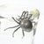 Metal Aesthetic Movement Silver Spider Sculpture Crystal Vase Signed Leerdam Crystal For Sale - Image 7 of 15