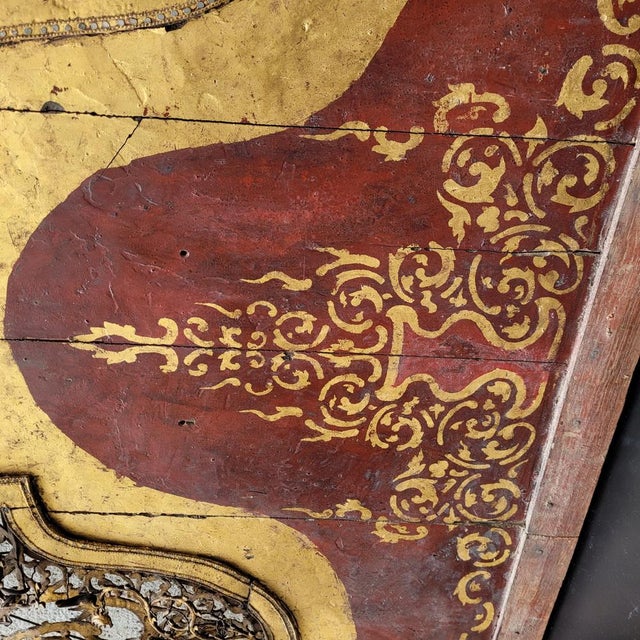 Burmese Artist, Baroque Altar, 1800s, Metal, Wood and Gold For Sale - Image 16 of 18