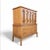 Brown 1960s Highboy With Sculpted Spade Handles For Sale - Image 8 of 16