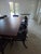 Brown Vintage Klismos Style Solid Walnut Dining Chairs - Set of 10 For Sale - Image 8 of 17