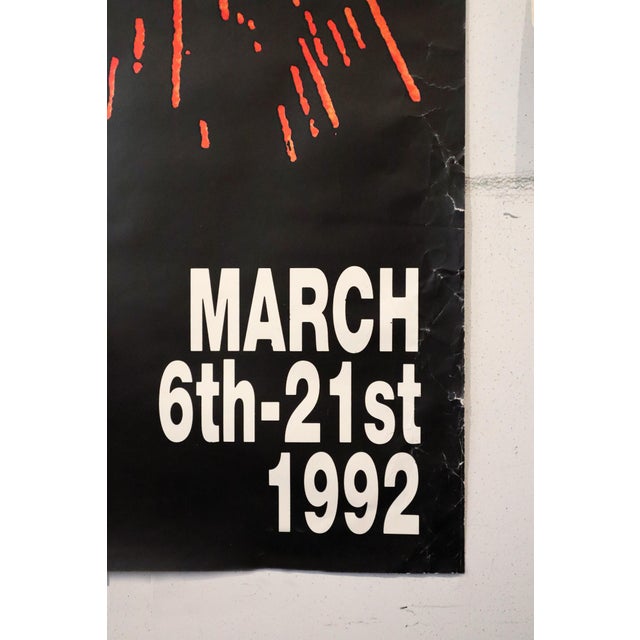 1992 French Film Festival Poster, Hergé - 10th International Festival of Fantasy, Thriller & Science Fiction Films (Tintin) For Sale - Image 4 of 4