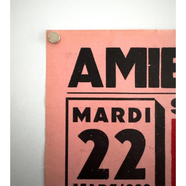 Super-Gala De Catch Amiens Original Wrestling Poster, 1960 For Sale - Image 6 of 9