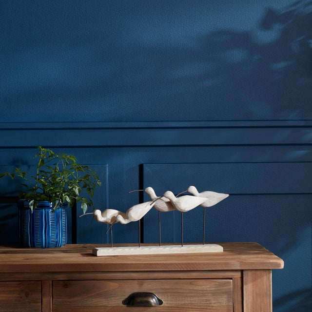 Bring the calming charm of the coast into your home with this Wooden Sea Bird Sculpture. Crafted from natural wood with a...