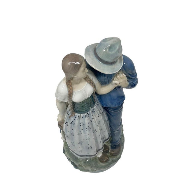 Sculpture of hendrik & else by royal copenhagen, denmark 1985-1991 a sculpture made by royal copenhagen denmark and...