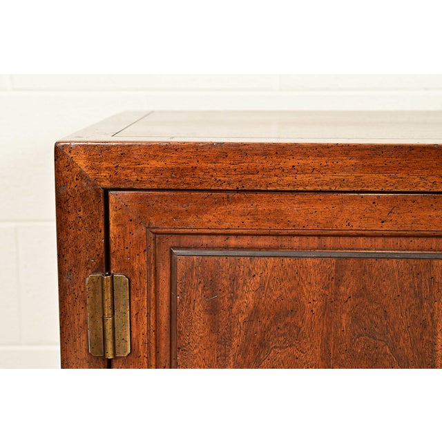 Century Furniture Hollywood Regency Chinoiserie Carved Walnut Sideboard Credenza, Circa 1970s For Sale - Image 11 of 17