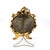 Antique Gilt Metal Floral Form Dresser Mirror C1880 For Sale - Image 4 of 9