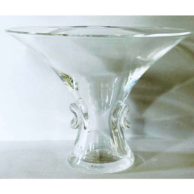 Mid-Century Modern Steuben Thumbprint Bowl Series by George Thompson For Sale - Image 3 of 6