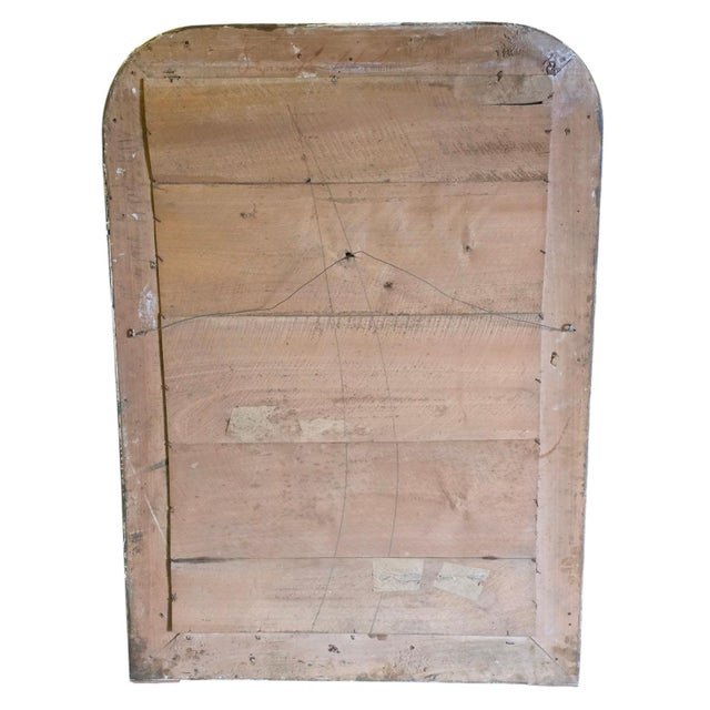 Glass Large Antique Gilt Overmantle Wall Mirror, 1900s For Sale - Image 7 of 8