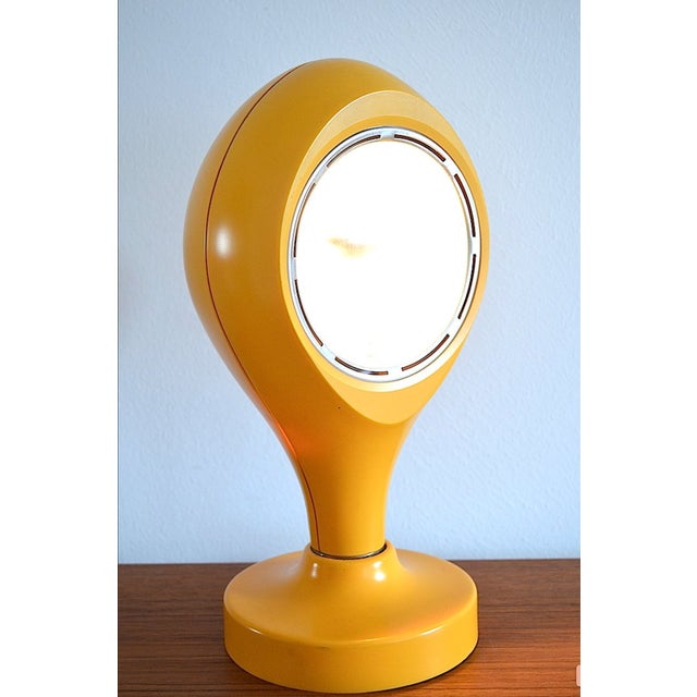 Egg table lamp by Temde from the 1970s; this lamp can be used as a table lamp or as a wall lamp (an original wall bracket...