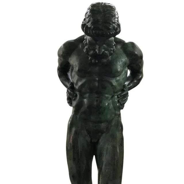 Large Bronze Statue of Atlas, 20th Century For Sale - Image 5 of 10