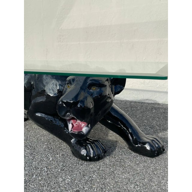 Sculptural Black Panther Coffee Table For Sale In Los Angeles - Image 6 of 6