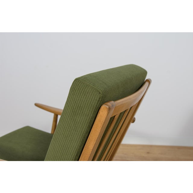 Green Mid-Century Modern Armchair from TON, Czechoslovakia, 1960s For Sale - Image 8 of 18