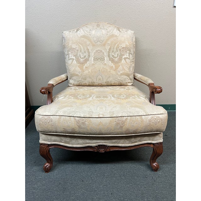 Ethan Allen Custom Harris Bergere Chair Chairish