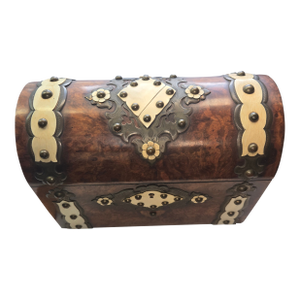 Late 19th Century Victorian Walnut Burl Tea Caddy
