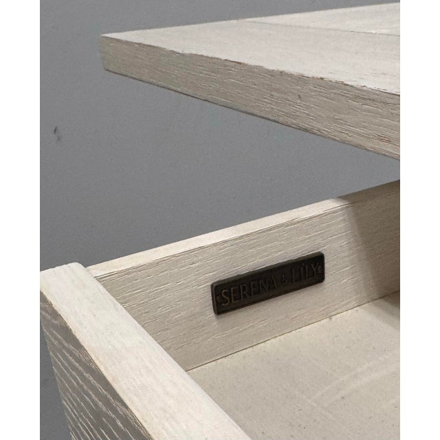 Serena & Lily Beach House Extension Dining Table in Saltwashed Oak For Sale - Image 12 of 12