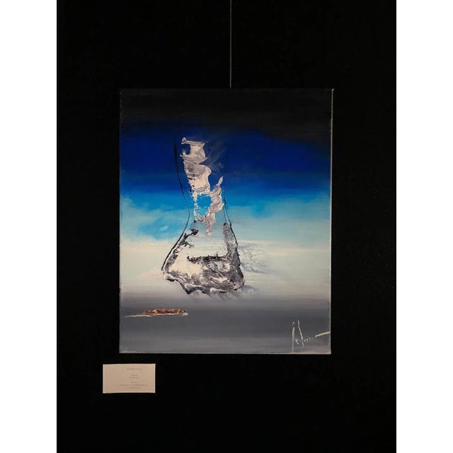 Stefano is a contemporary Genevan painter who plays between the abstract and a suggested figurative. This piece represents...