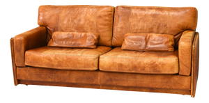 Large Arcon Sofa in Buffalo Leather by Marco Milisich, Italy, 1970s
