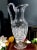 Glass Antique St Louis Florence Cut Crystal Tall Water Pitcher For Sale - Image 7 of 10